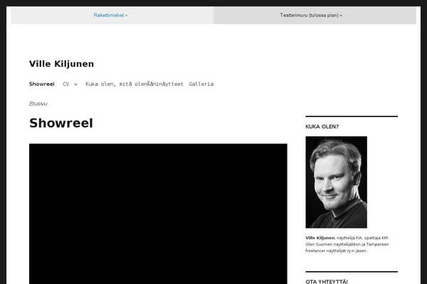 Twentysixteen-child theme site design template sample