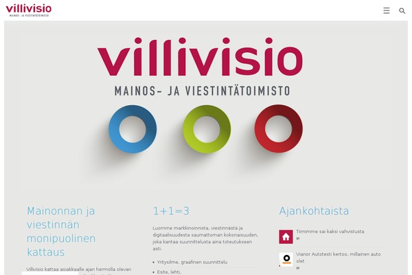 Essenza theme site design template sample