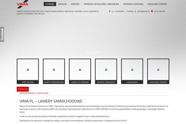 vima.pl site used Vima