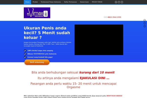 JustLanded theme site design template sample