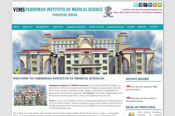 Grand College theme site design template sample
