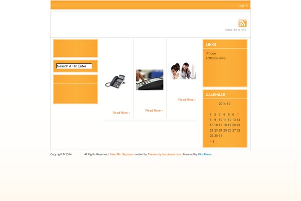 Feed Me, Seymour theme site design template sample