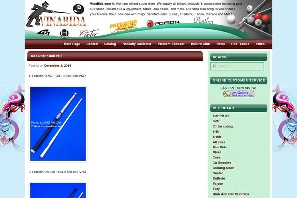 vinabida.com site used Fa-twentyeleven