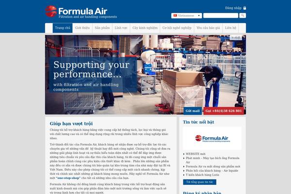 formula-air theme websites examples