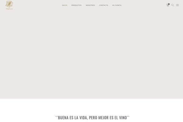 Vino theme site design template sample