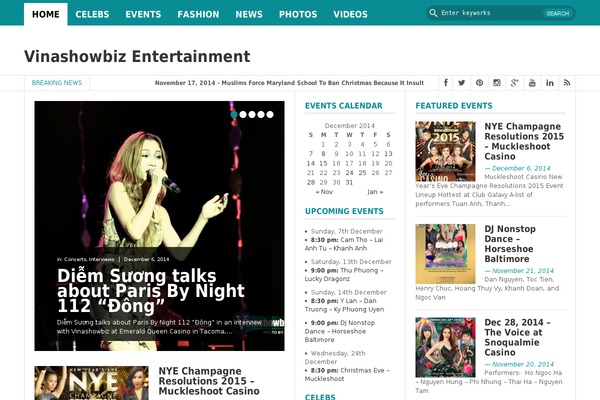 FastNews Light theme site design template sample