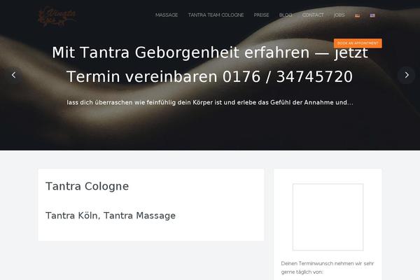 Glow theme site design template sample