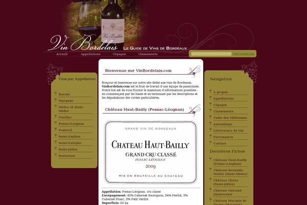 Wine theme site design template sample