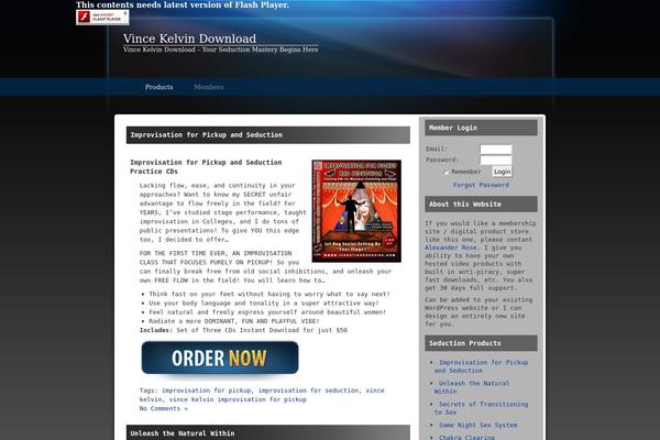 Auroral Theme theme site design template sample