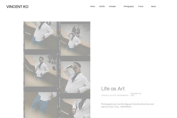 vincent-ko.com site used Hemingway