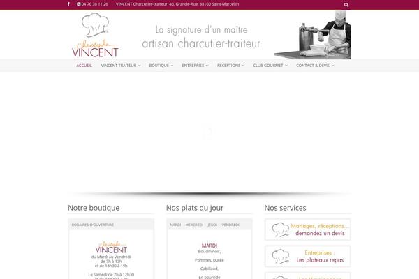 Food & Cook theme site design template sample