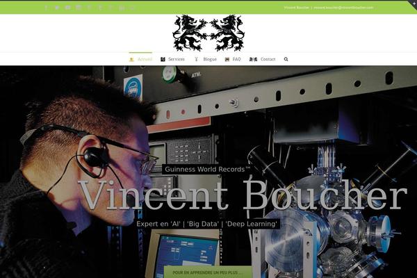 Site using Arscode-social-slider plugin