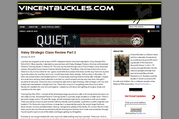 vincentbuckles.com site used Revolution Magazine