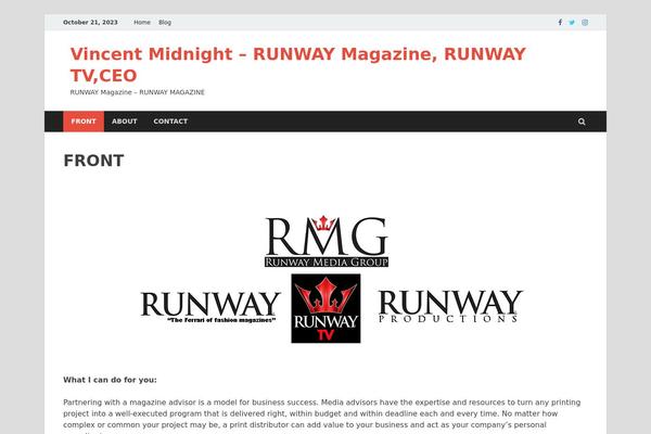 HitMag theme site design template sample
