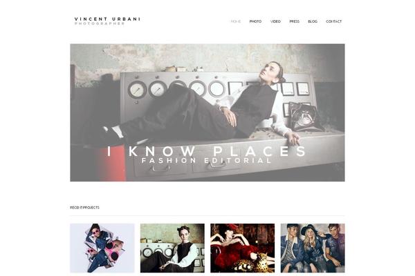 vincenturbani.com site used Vu-theme