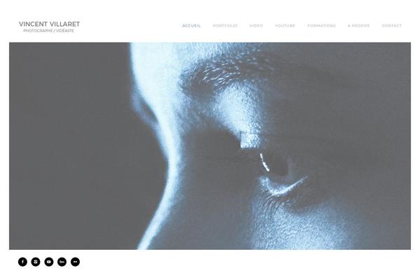 vincentvillaret.com site used Oshine Child