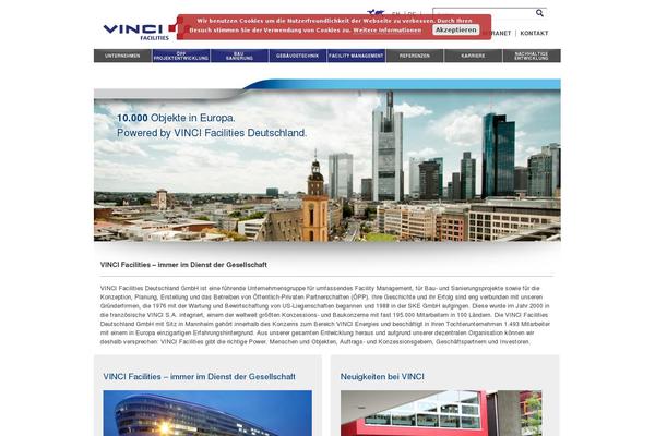 vinci-facilities.de site used Vinci