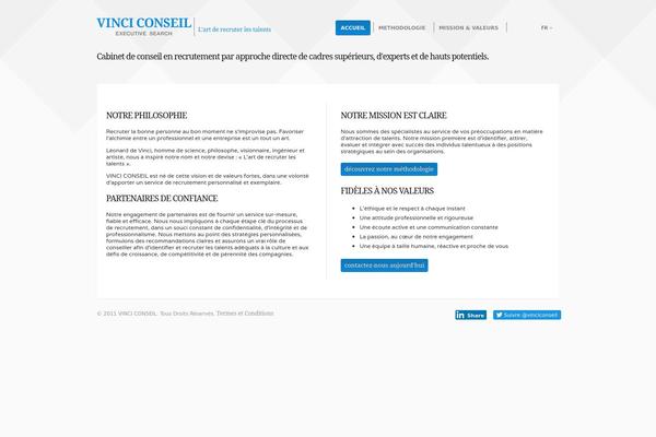 vinciconseil.ca site used Vinci