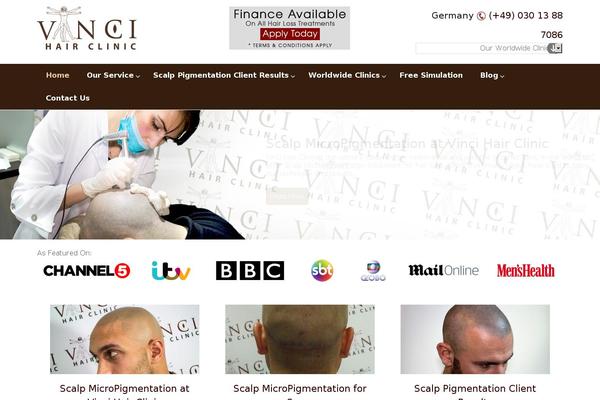 spacious-vinci theme websites examples