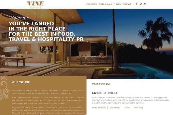 vinecommunicationsinc.com site used Vine_communications