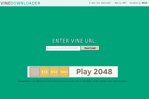 vine theme websites examples