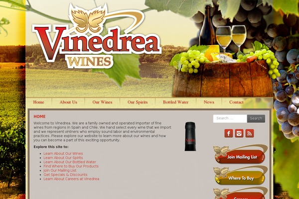 vinedrea.com site used Vlm