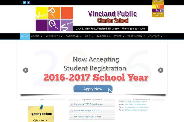 Campus theme site design template sample