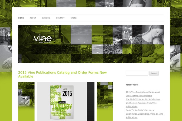 Twenty Twelve theme site design template sample