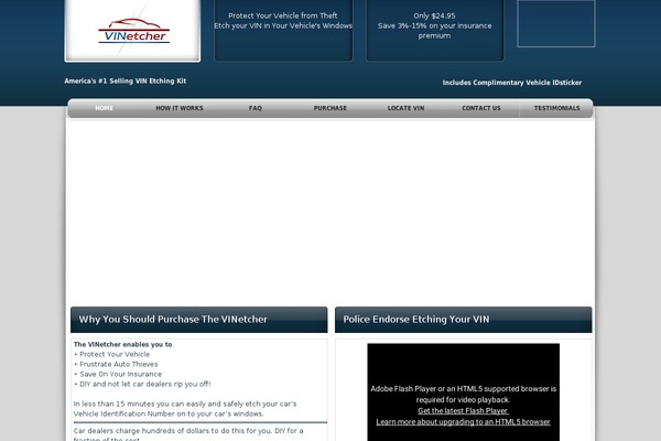 Site using Easing Slider plugin