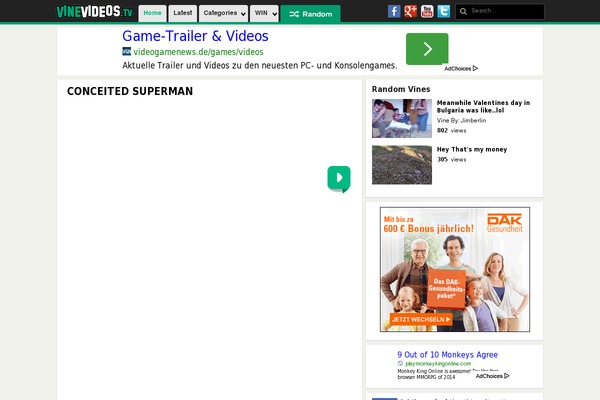 Site using Facebook Popup Like Box plugin