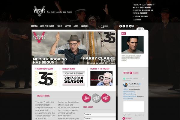 Vineyard theme site design template sample