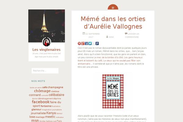 vingtenaires.com site used Gazette-wpcom