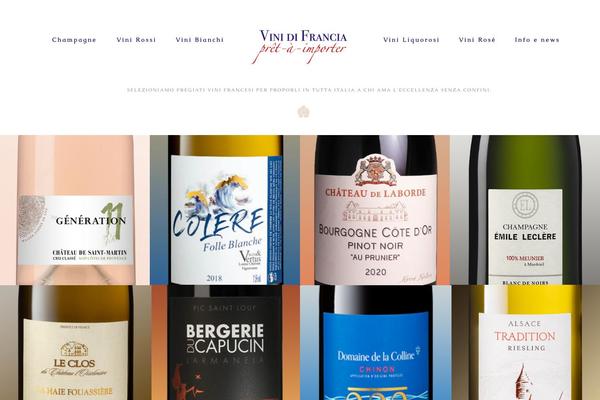 Wine theme site design template sample