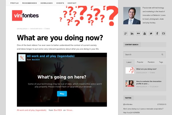 Blogist theme site design template sample
