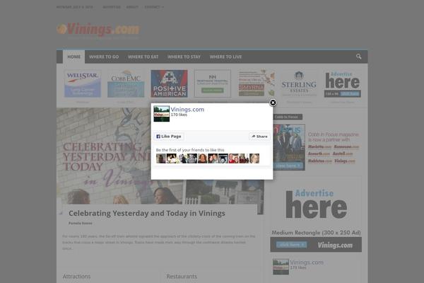 Newsmag Child theme site design template sample