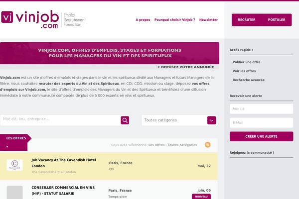 vinjob.com site used Jobeleon