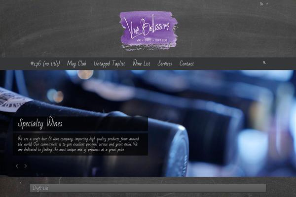 Ristorante theme site design template sample