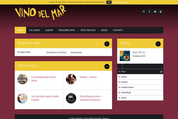 Stereo Club theme site design template sample