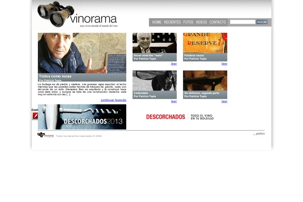 Vino theme site design template sample