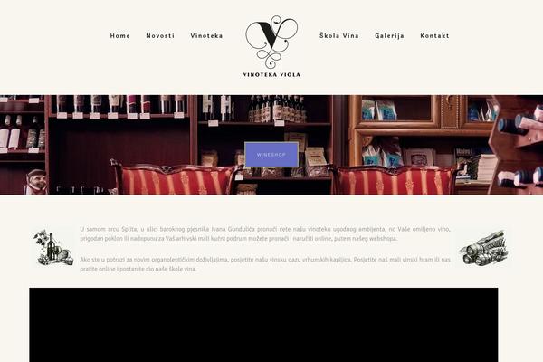 Wine theme site design template sample