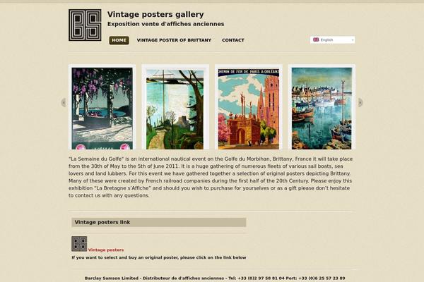 Exposure theme site design template sample