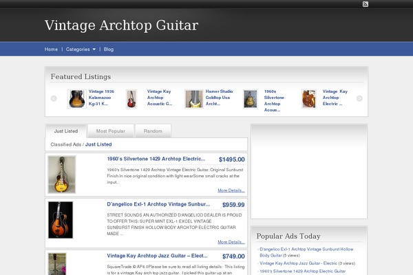 Default theme site design template sample