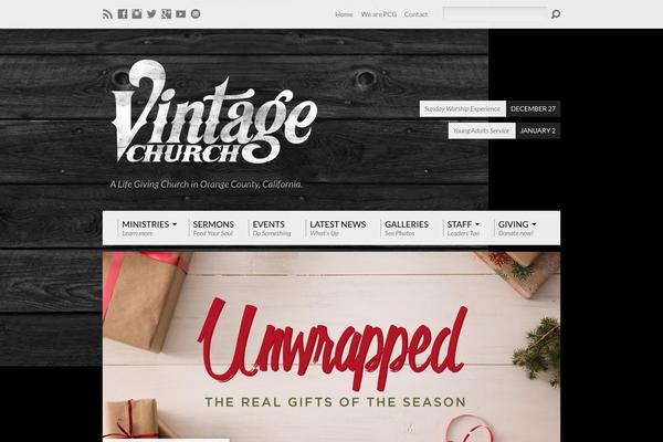 Resurrect theme site design template sample