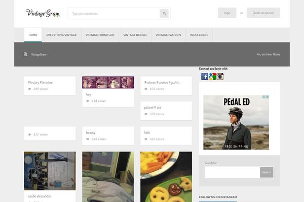 Cube theme site design template sample