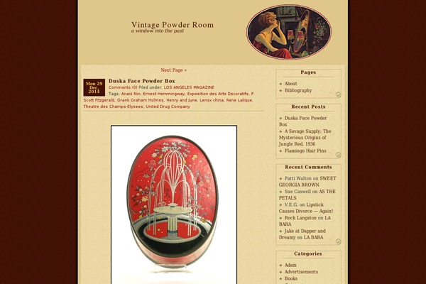 vintagepowderroom.com site used Antique