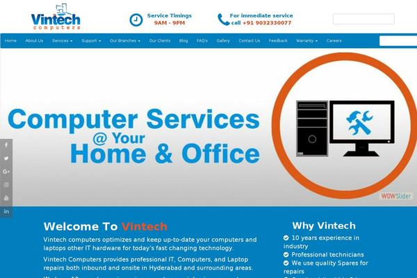 Site using Easy Portfolio plugin