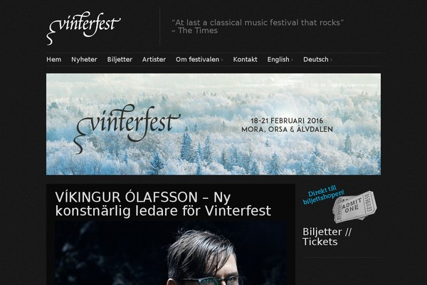 Stockholm theme site design template sample