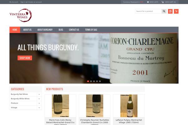 The Flat Shop theme site design template sample