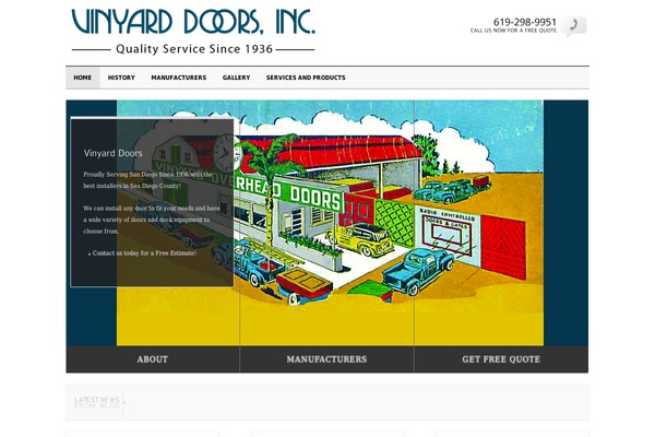 vinyarddoors.com site used Denizy