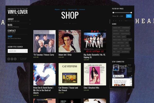 Flashlight theme site design template sample